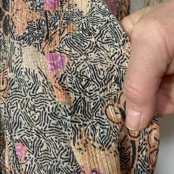 Ulla Johnson Ailie Cotton Silk Blend Metallic Skirt Size 2 - Picture 9 of 15